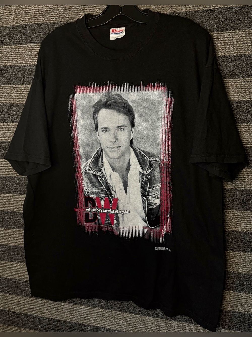 Vintage Bryan White 2000 Tour Country Music Concert T-Shirt Black Men’s XL EUC